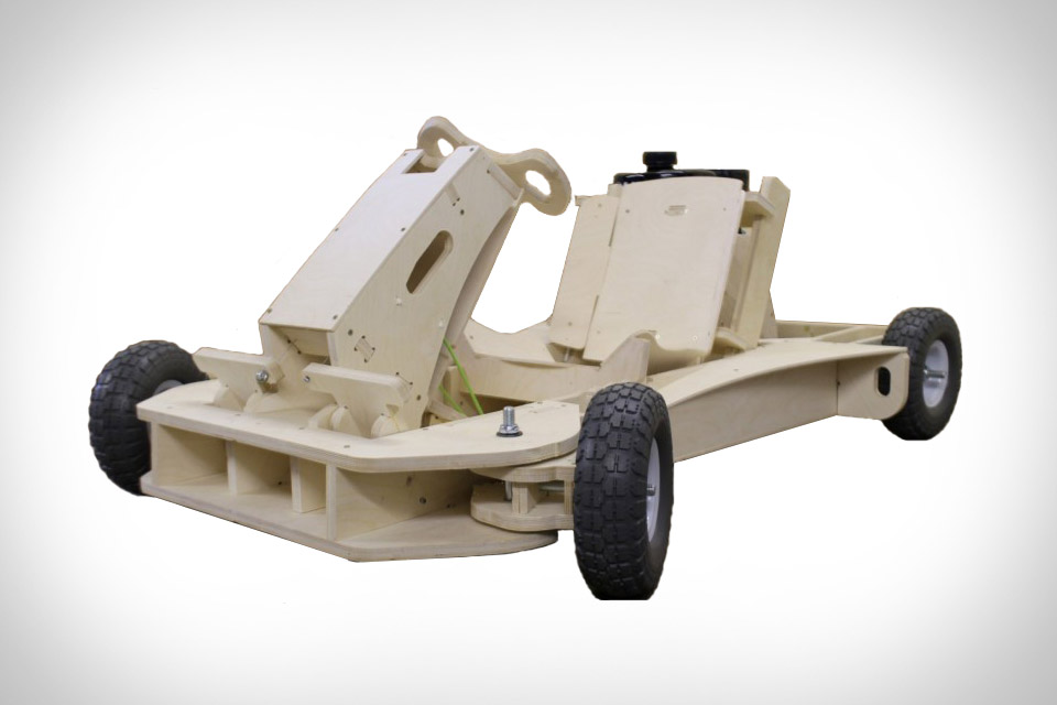 PlyFly Wooden Go-Kart