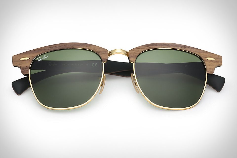 Ray-Ban Clubmaster Wood Sunglasses
