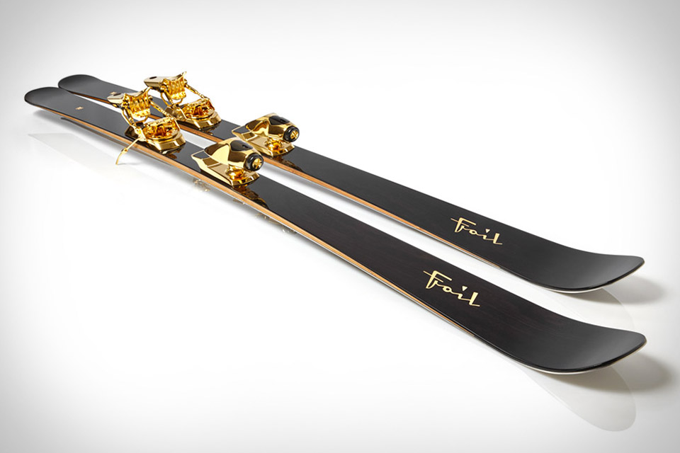 Foil Oro Nero Gold Skis Uncrate
