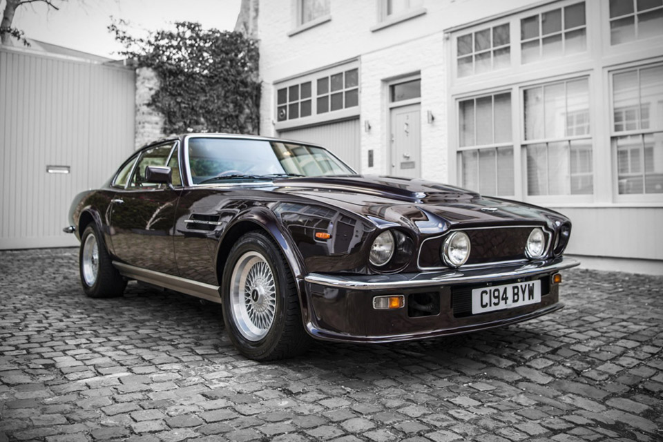 Sir Elton John's Aston Martin V8 Vantage Saloon | Uncrate