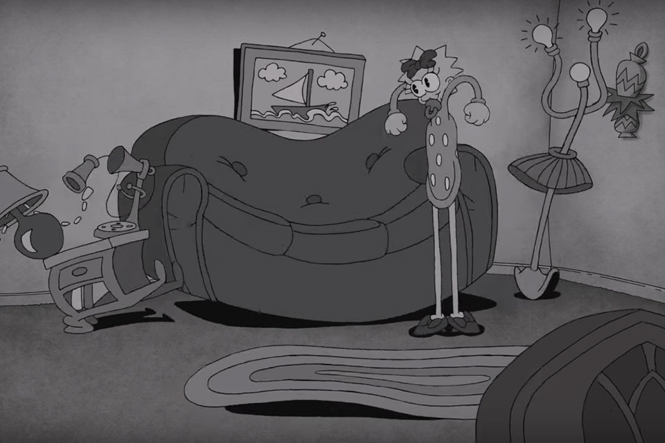 The Simpsons Disney Couch Gag Uncrate 