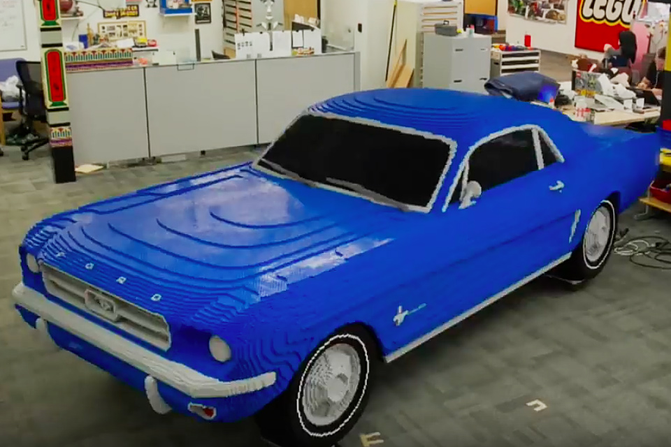 Life-Size Lego 1964½ Mustang | Uncrate