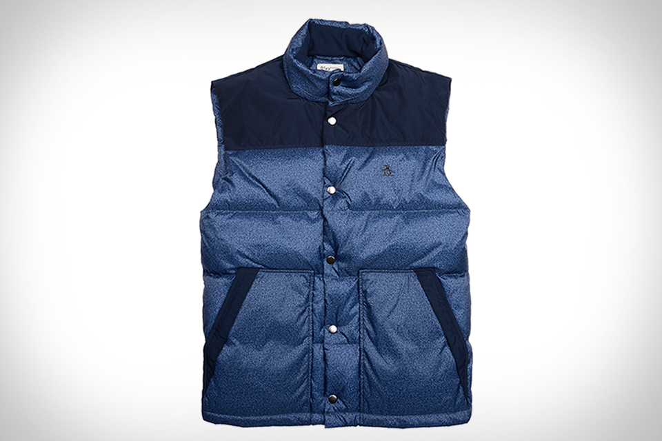 Original Penguin Color Blocked Down Vest