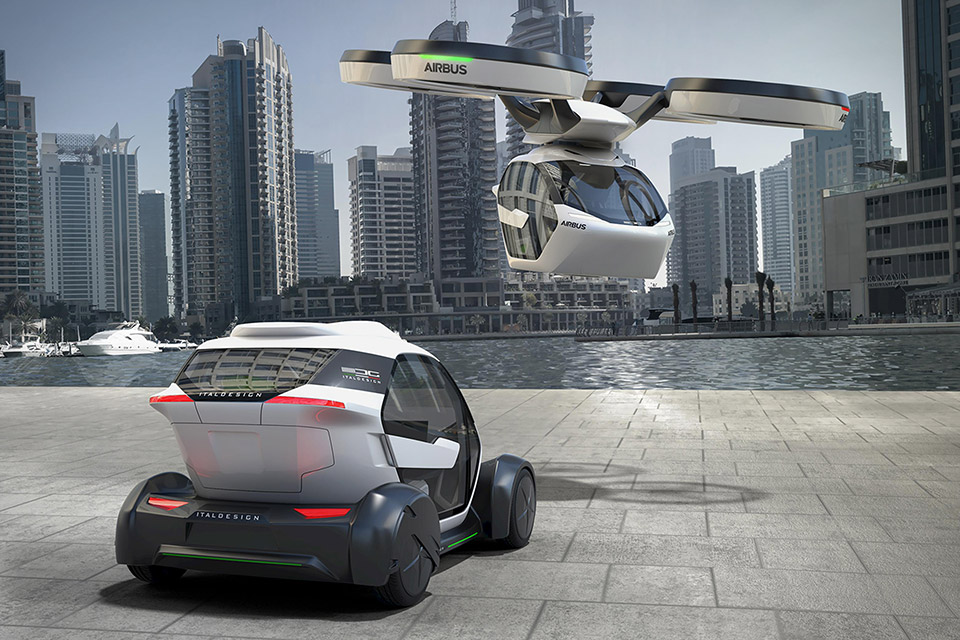 Fakultet Vandt Medfølelse Airbus Pop.Up Flying Vehicle Concept | Uncrate
