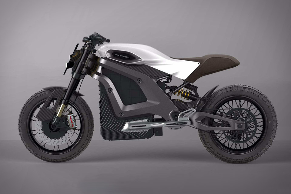 Итальянский электрический мотоцикл Volt