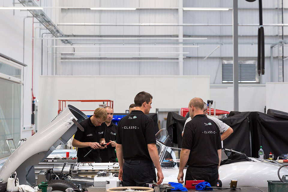 Jaguar Land Rover Classic Works Uncrate