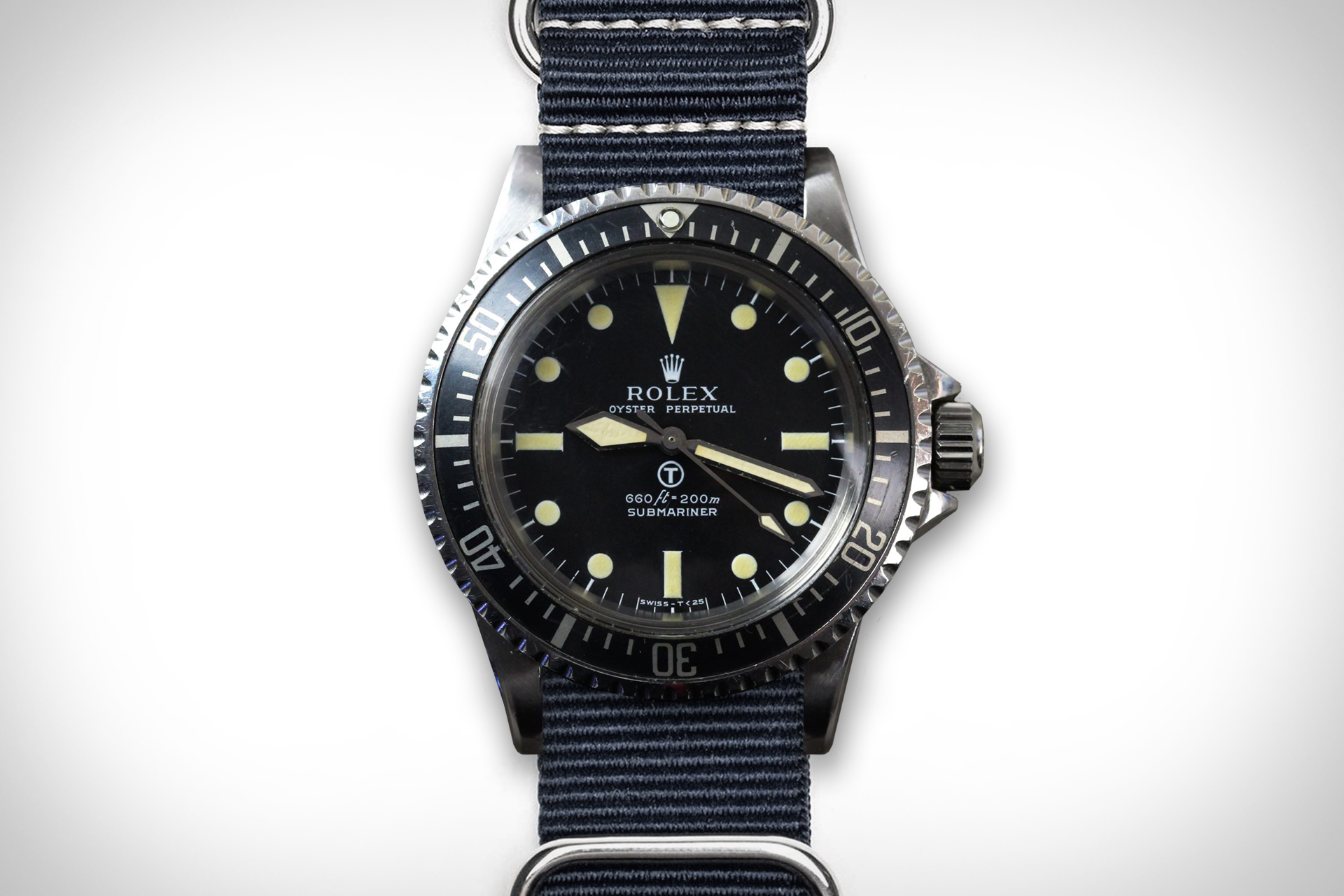 Rolex Submariner 5513 MilSub Watch 