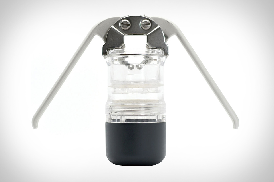 LEVERPRESSO PRO Manual Espresso Maker - Portable Stainless Steel With Pressure Gauge
