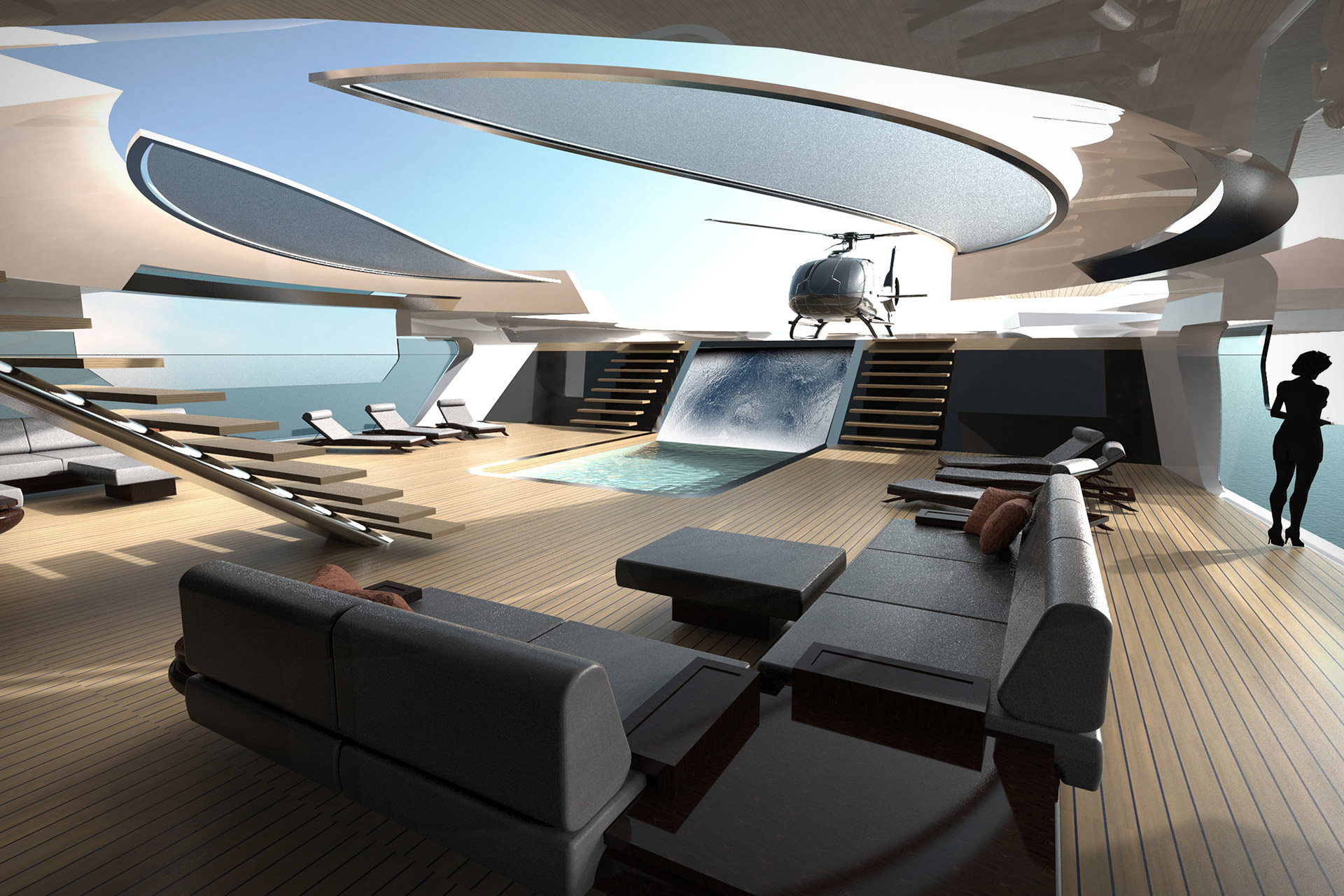 giga yacht interior