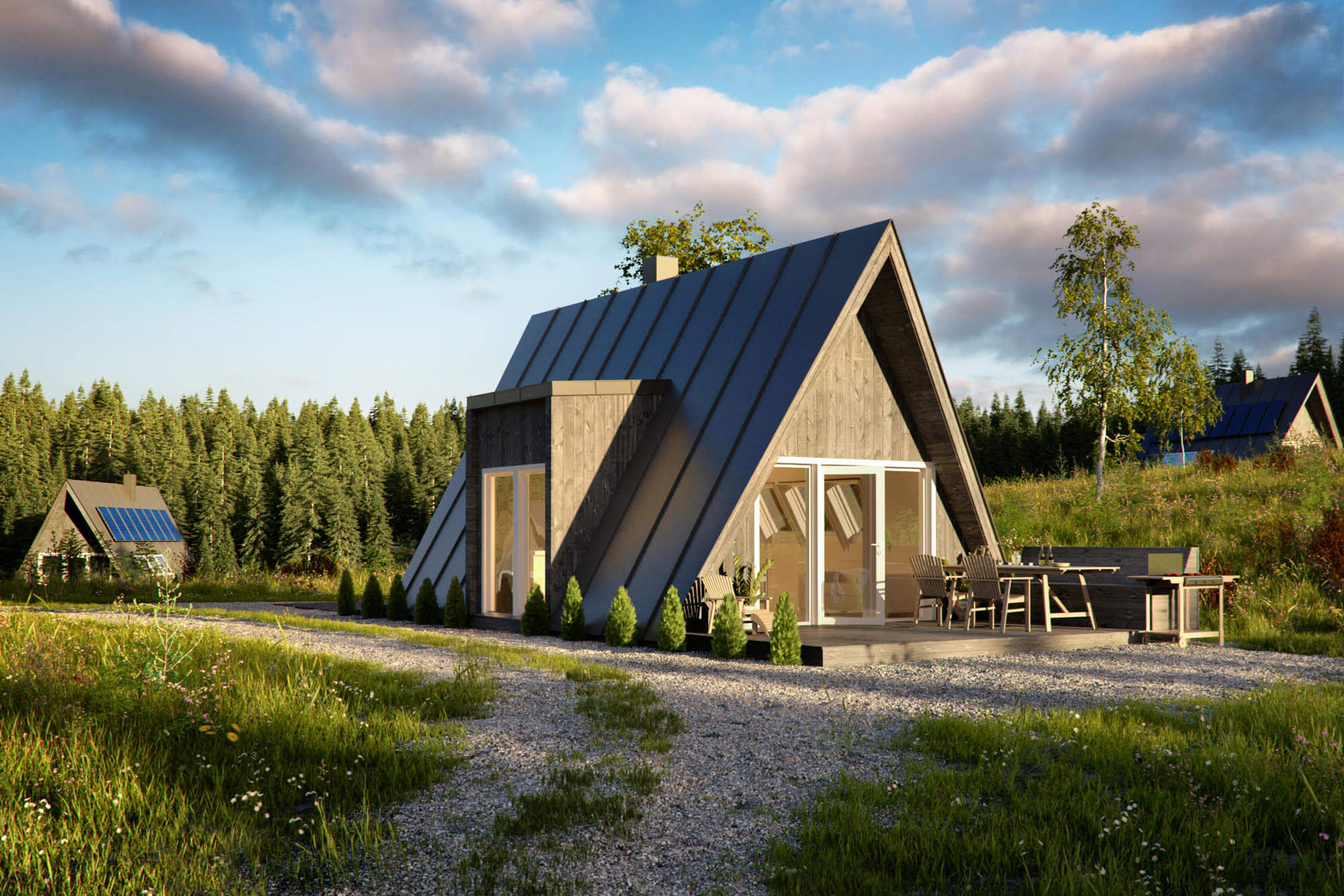 Avrame A-Frame Kit Homes | Uncrate