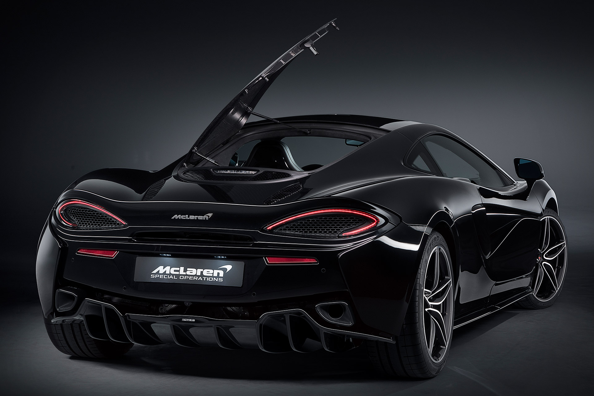 McLaren 570GT MSO Black Collection Sports Car | Uncrate
