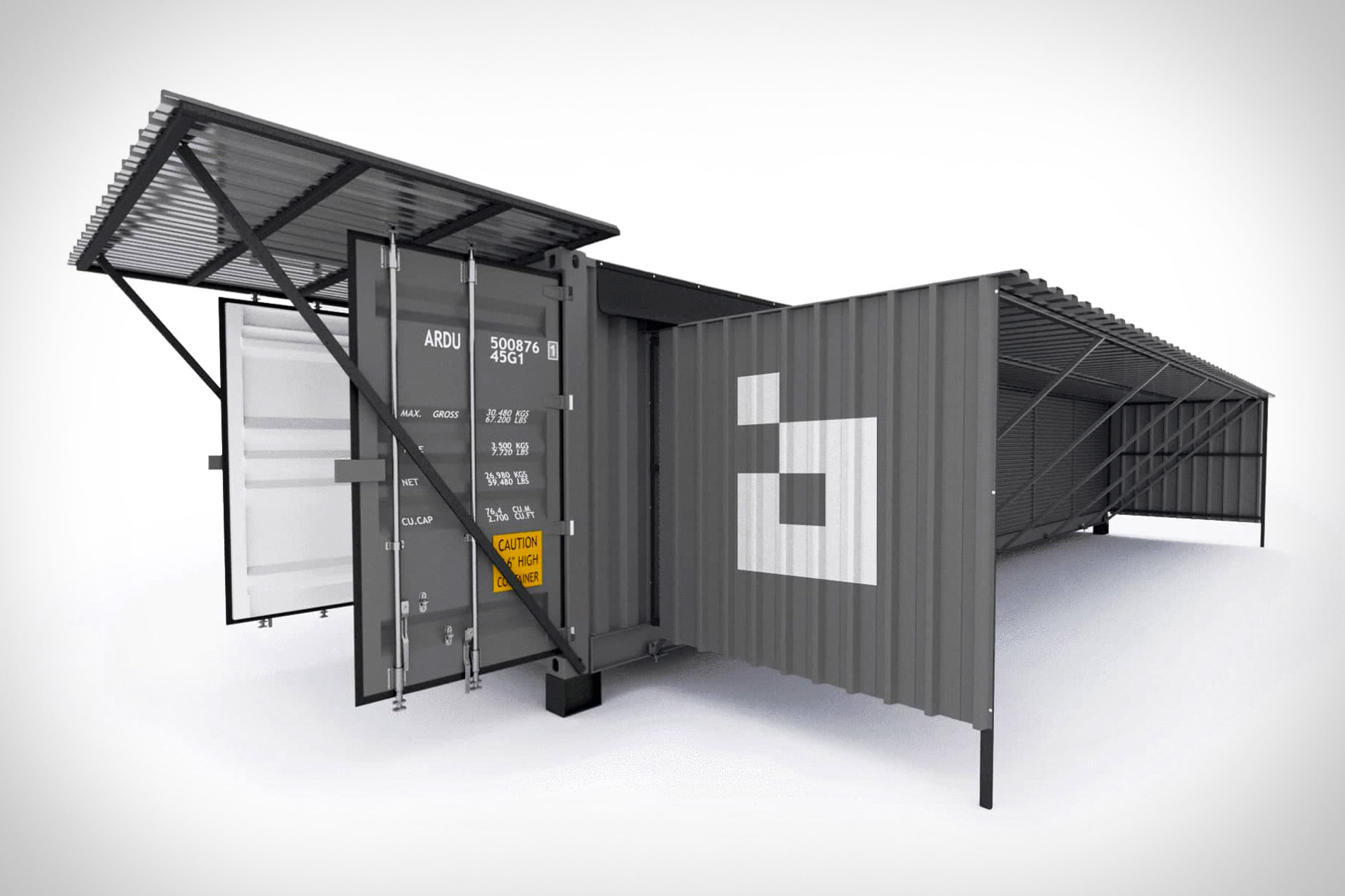 Транспортный контейнер BlockBox Центр обработки данных для майнинга биткойнов