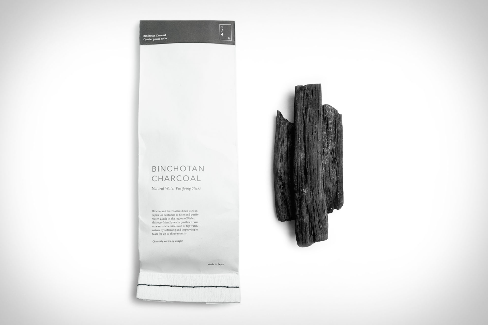 Charbon Actif Binchotan Mini Nippon Kodo Sasara - 50g - Non Parfumé - Neuf