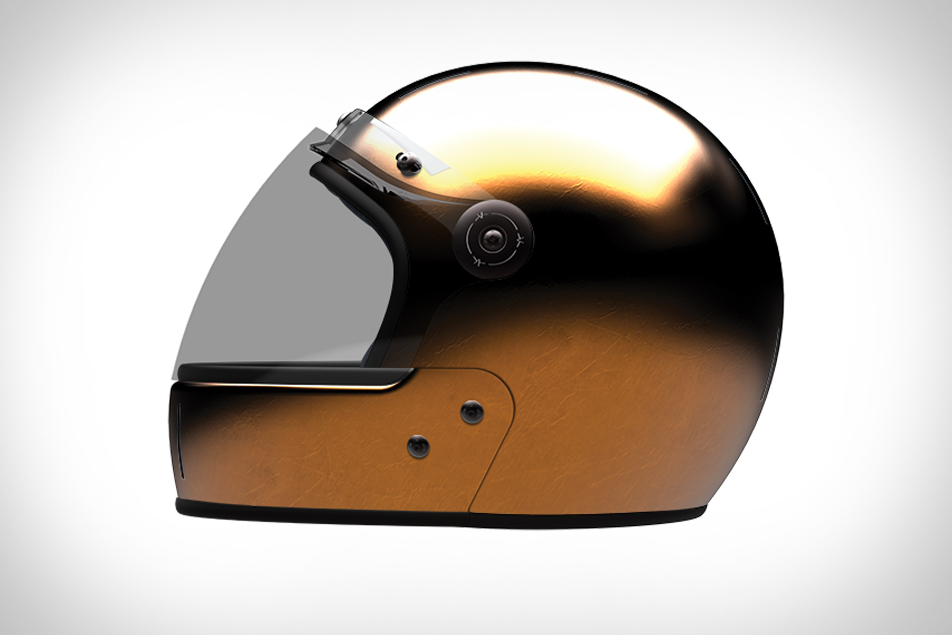 Мотоциклетный шлем Veldt из медной фольги