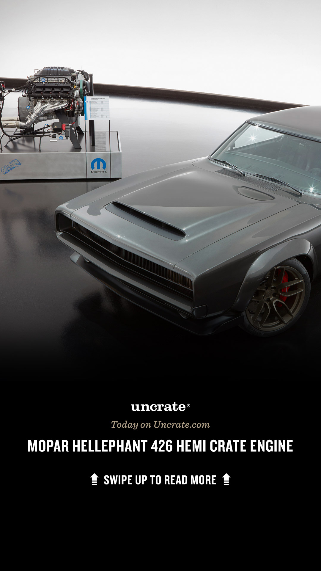 Le Moteur Hellephant 426 Supercharged Crate HEMI de Mopar Uncrate