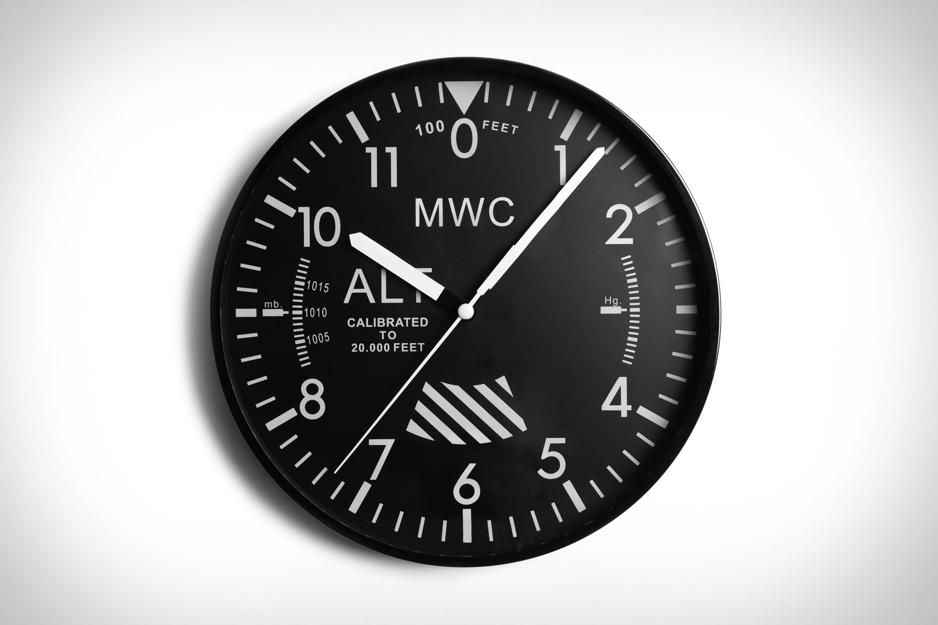 digital backlit military time clock