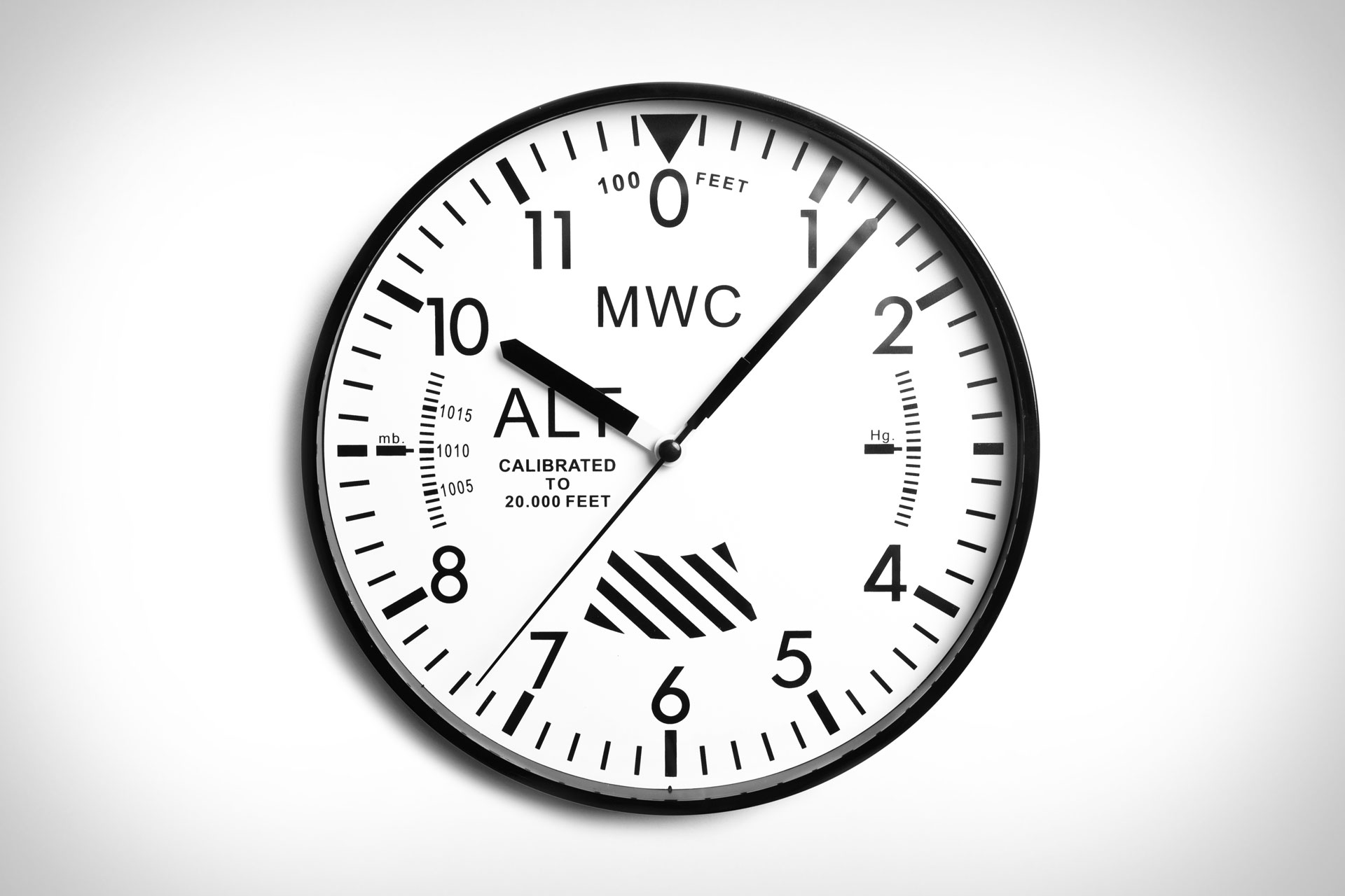 Military Altimeter Wall Clock Uncrate