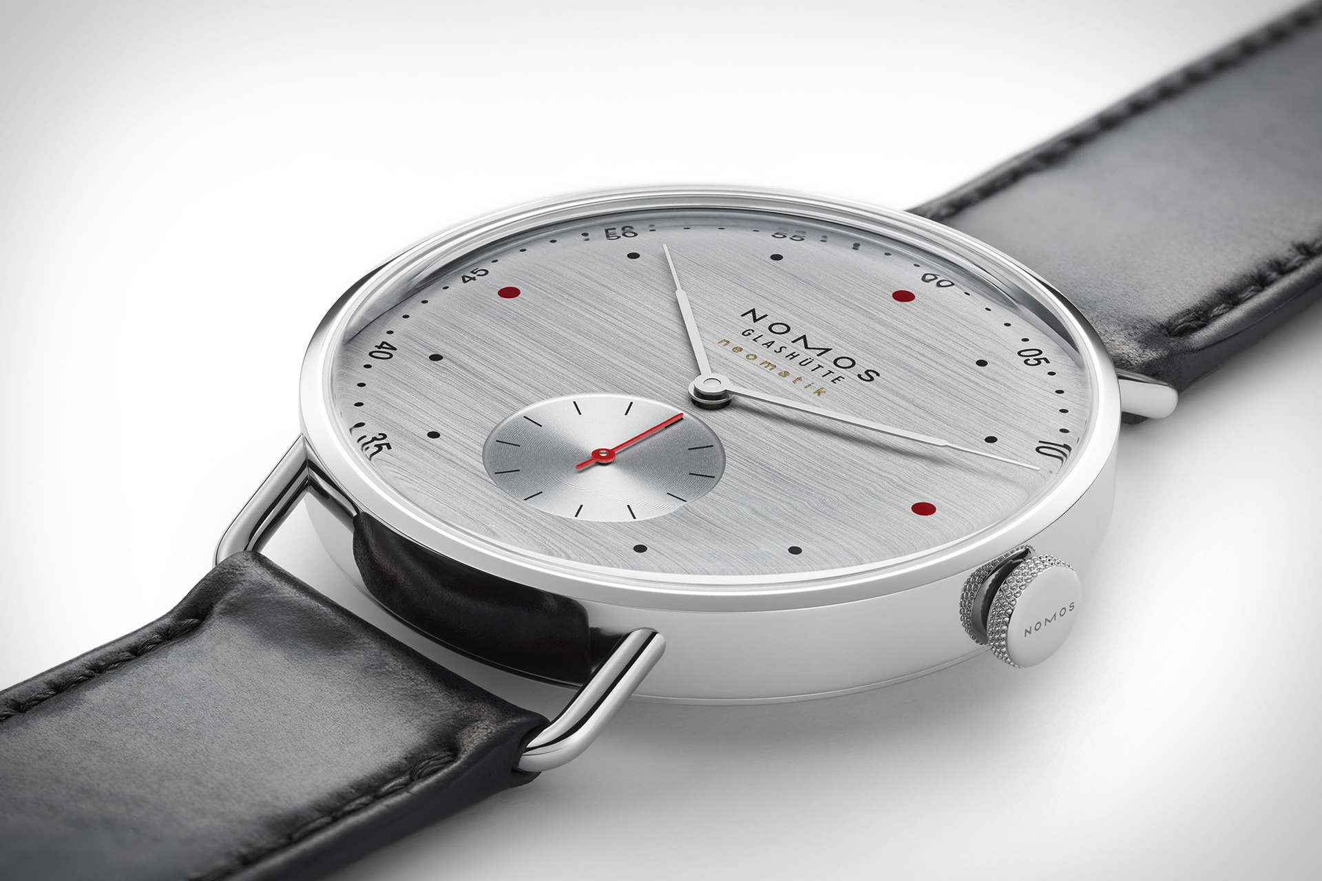 Nomos Neomatik Silvercut Watch Uncrate