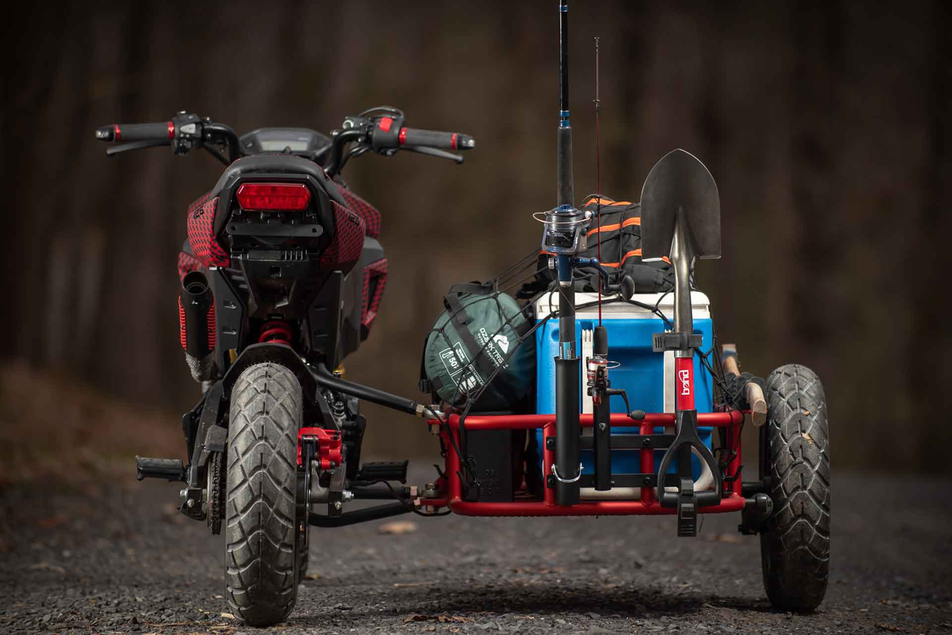 Industrial Moto Project GUS Honda MSX 125 Motorcycle Uncrate