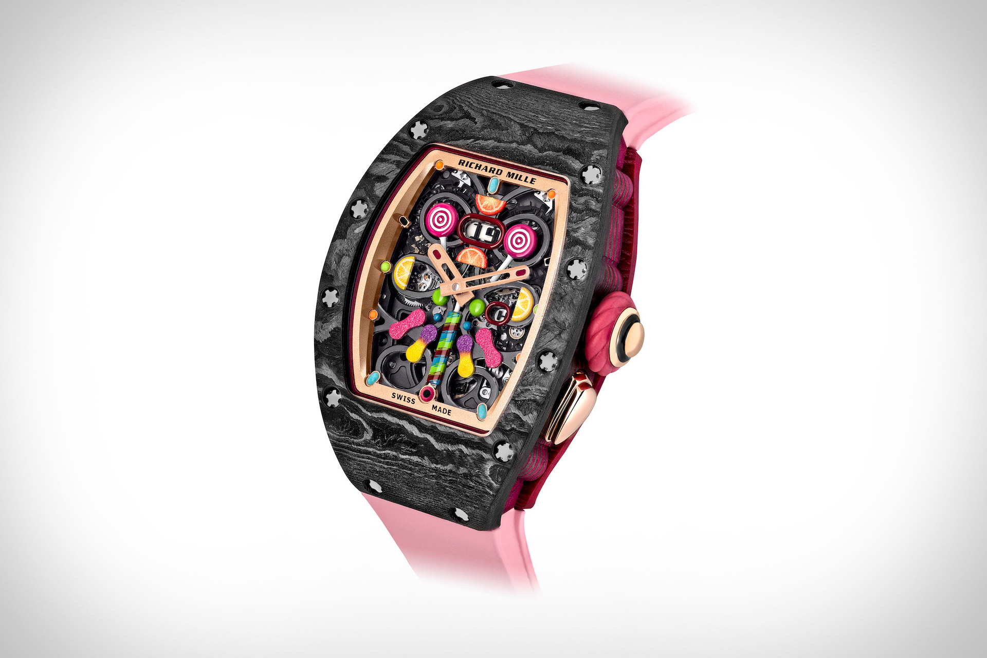 Часы мили. Часы Richard Mille Bonbon. Richard Mille женские часы Bonbon.