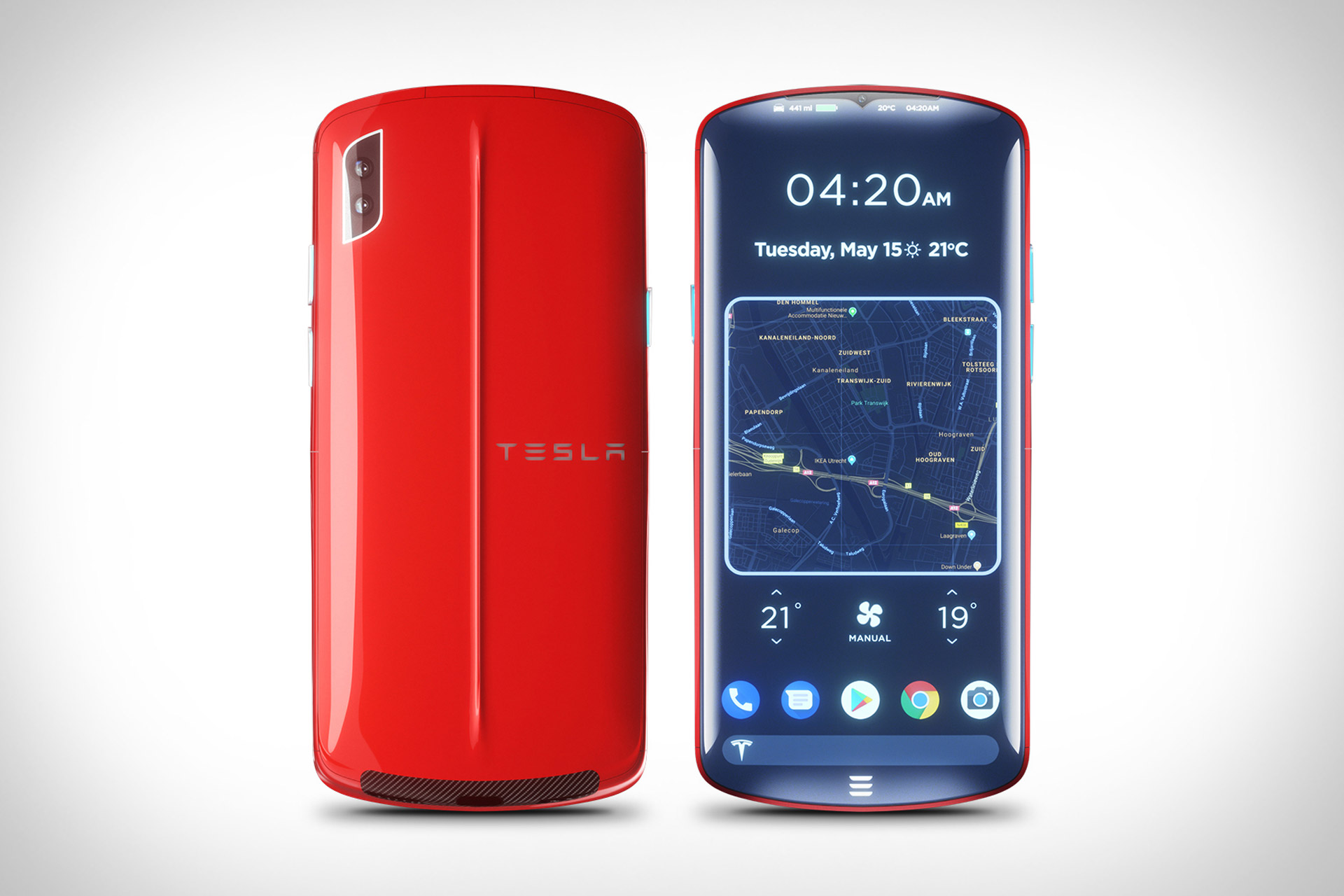 Price tesla phone Elon Musk