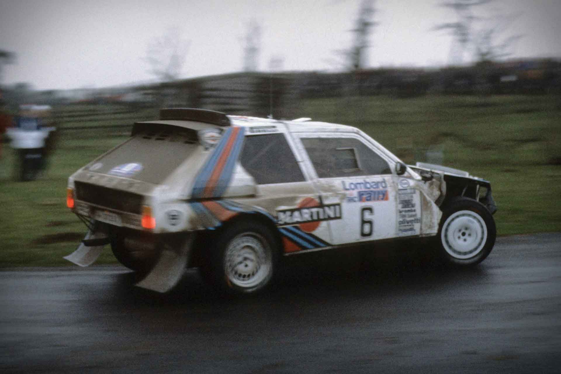 Lancia Delta s4 Rally car