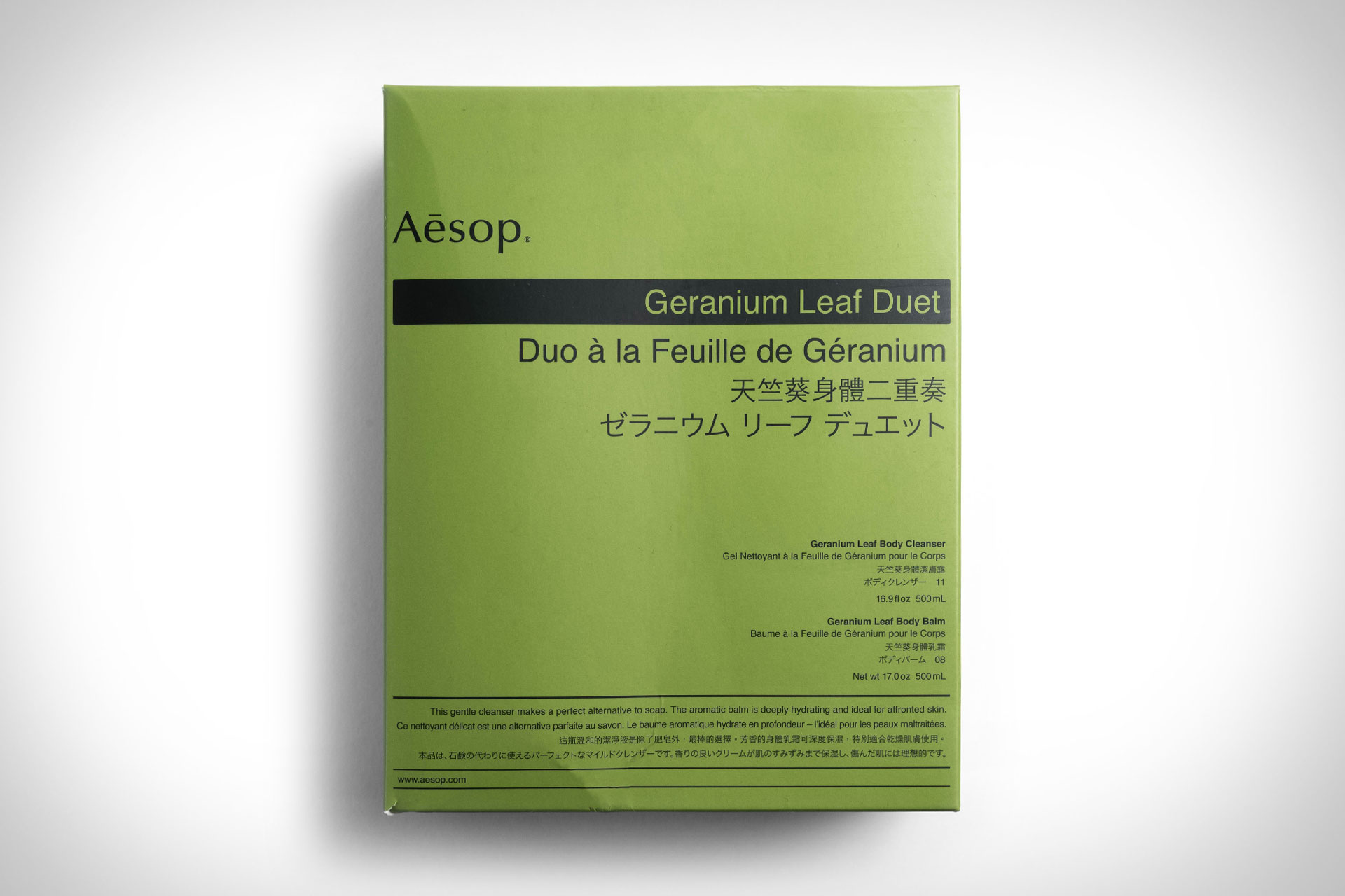 Aesop Geranium Leaf Duet | Uncrate
