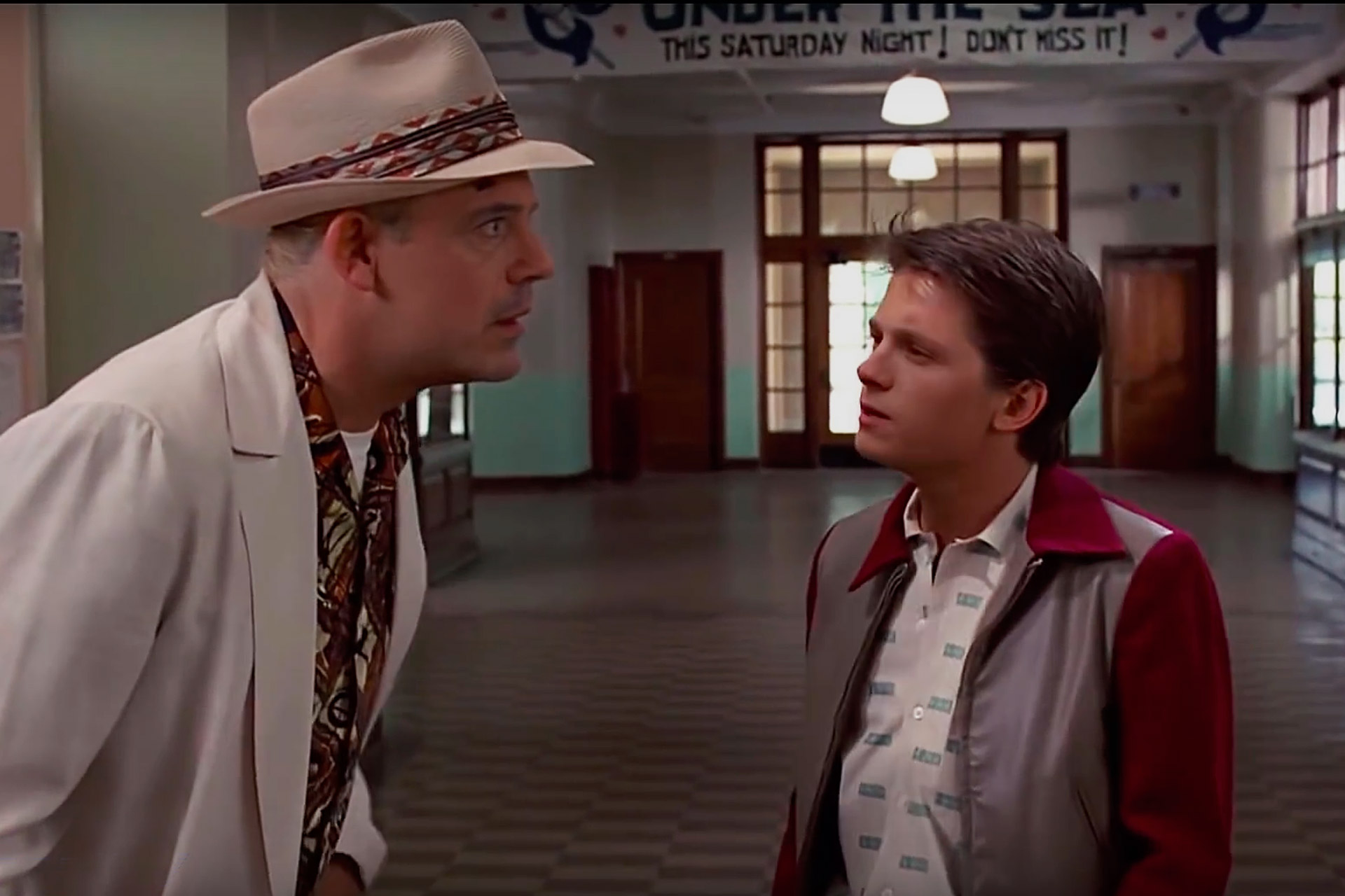 Robert Downey Jr And Tom Holland In Back To The Future Uncrate