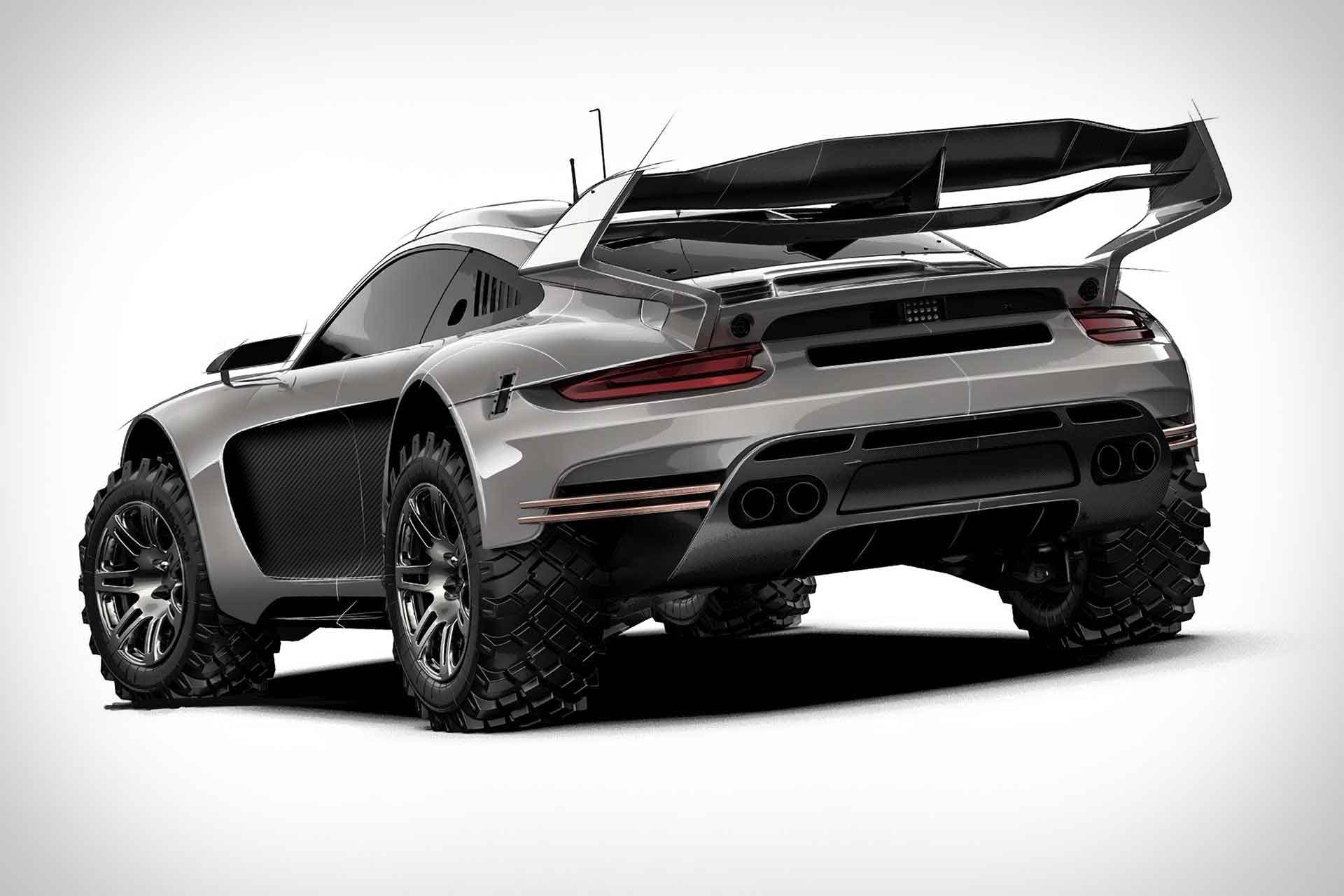 超希少　GEMBALLA 本革ステアリング メルセデスベンツ　ゲンバラ　ポルシェ ゲンバラアバランチ4×4ポルシェ911クーペ | Uncrate