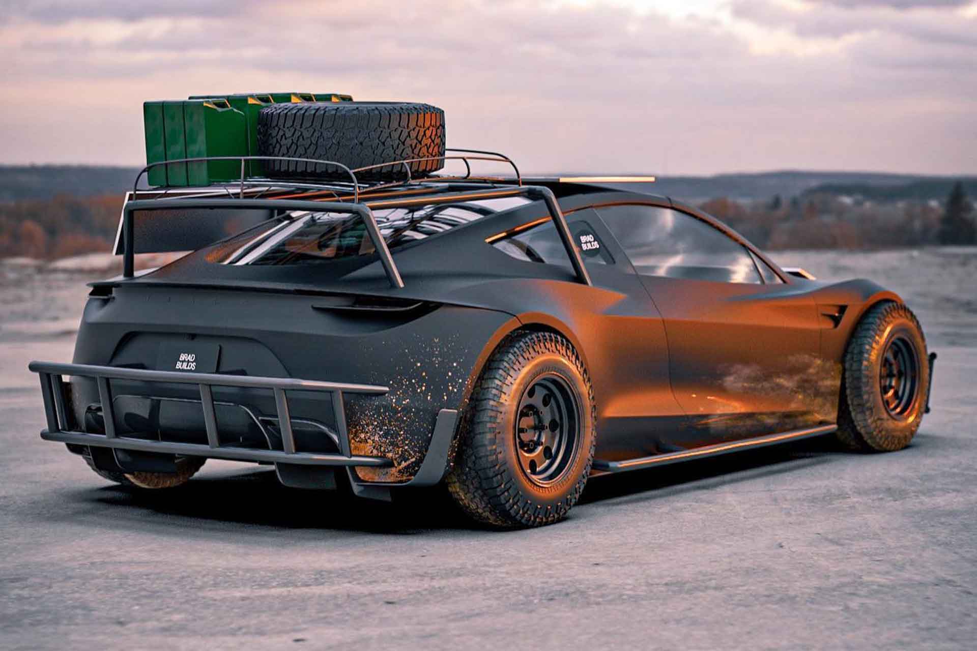 Tesla Roadster Safari | Uncrate