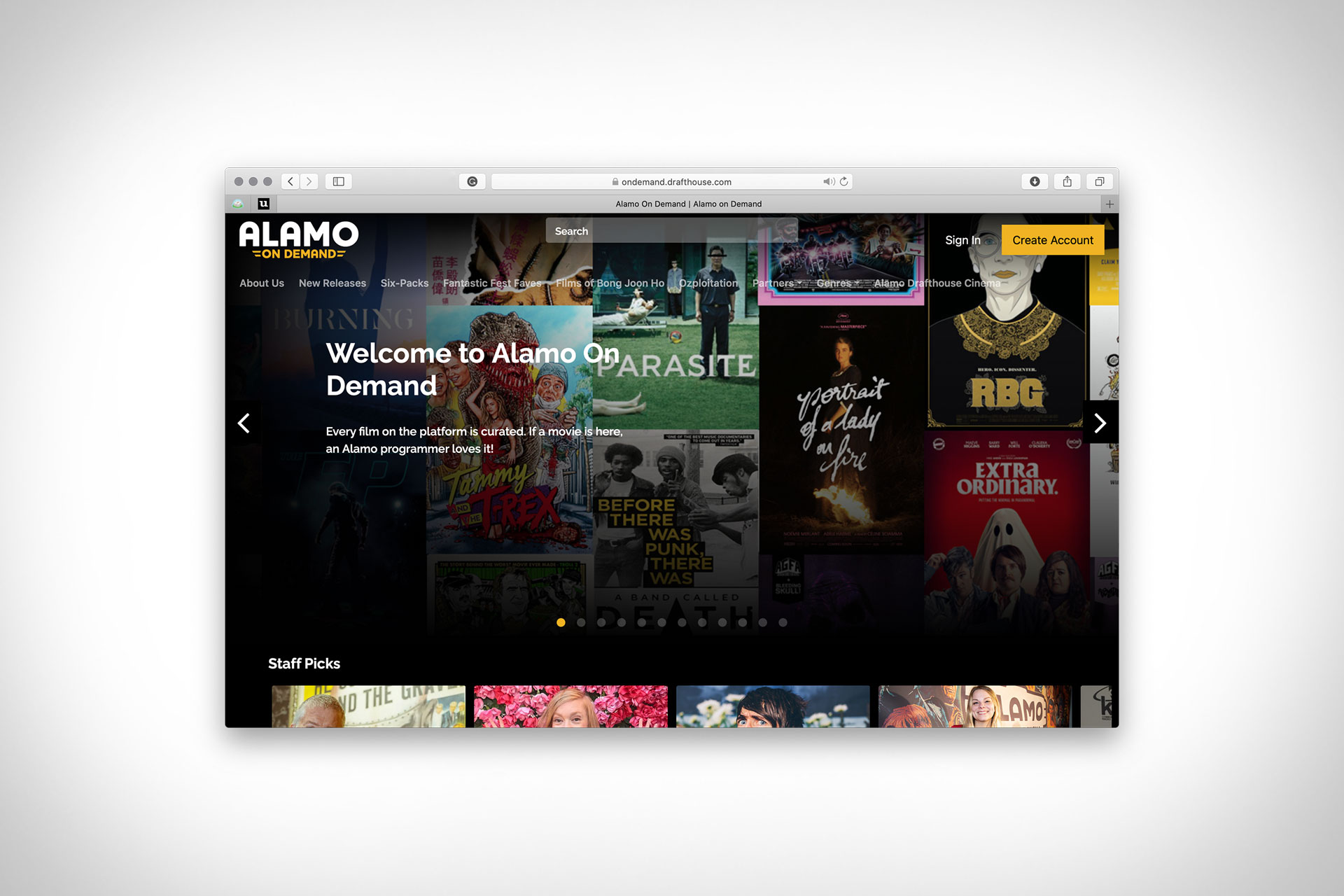 Alamo On Demand Streaming Service Uncrate