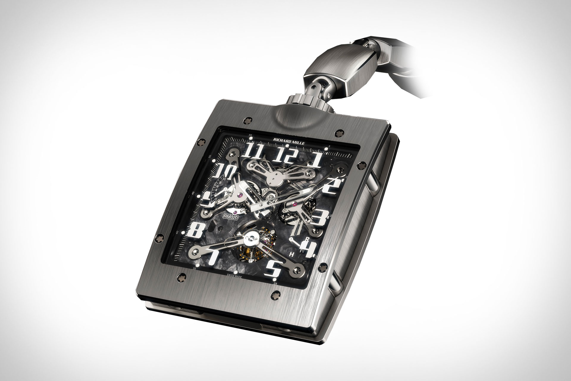 Карманные часы Richard Mille RM 020 с турбийоном