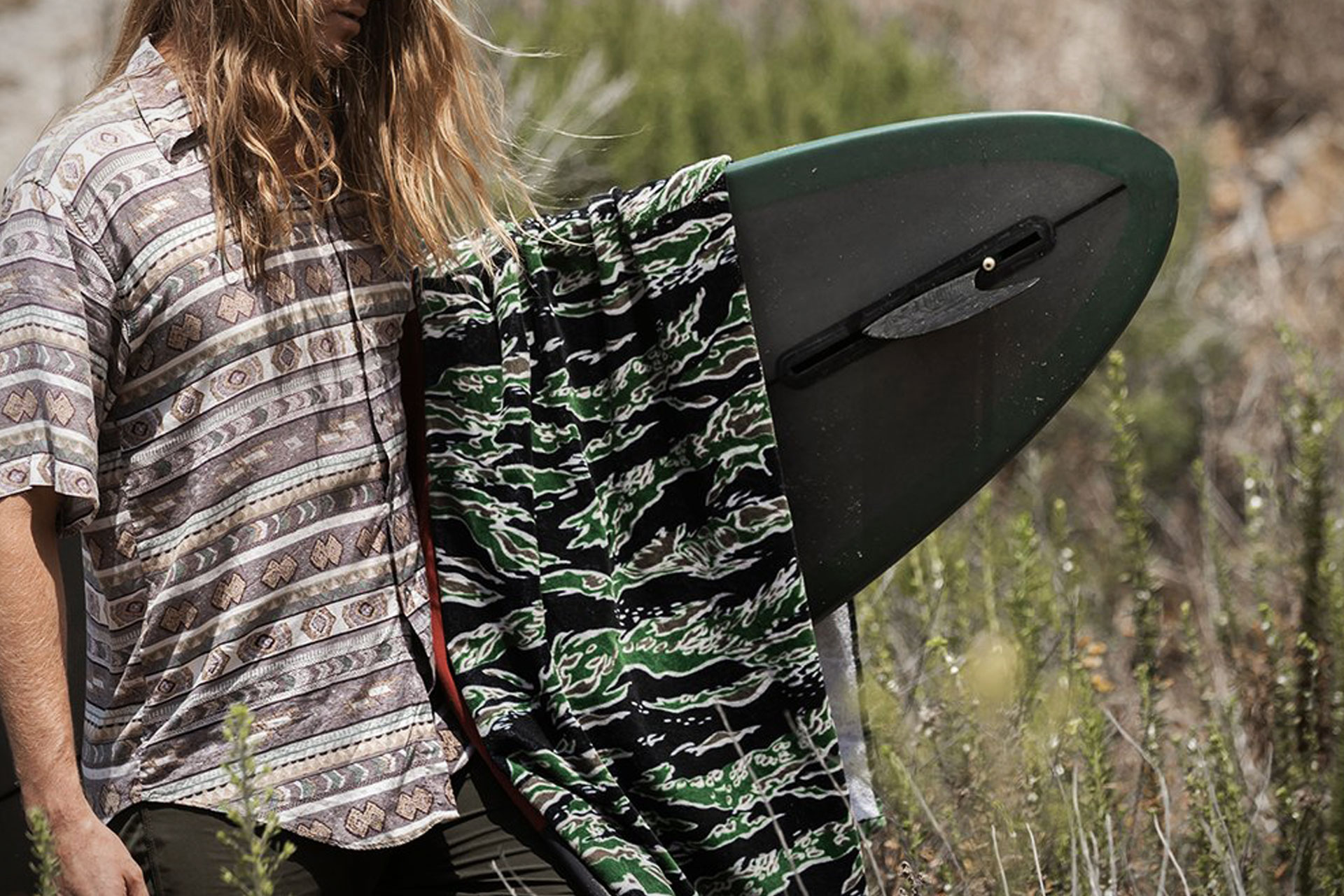 Slowtide Haven- Beach Towel-Burgundy