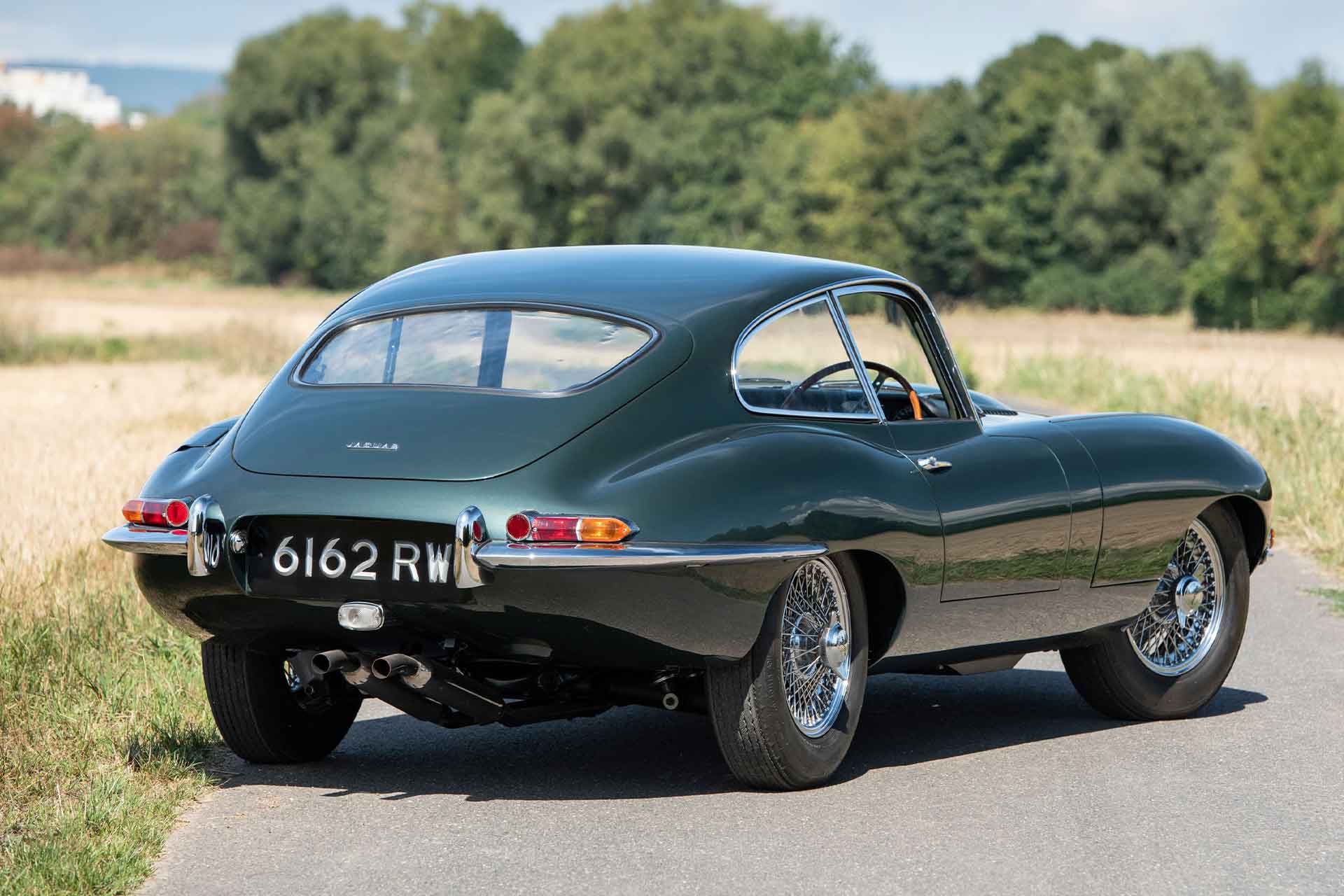 1961年型 ジャガー ダークグリーン オープンカー 1961年型