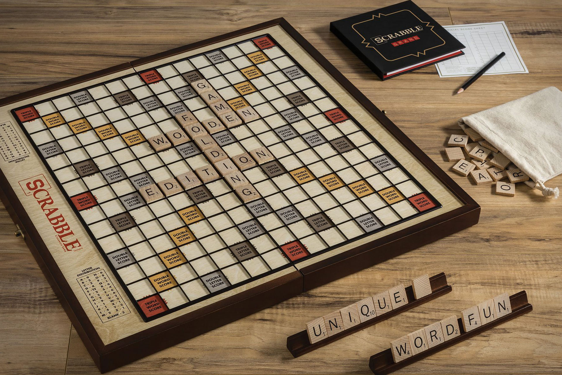 Scrabble Folding Edition | Uncrate