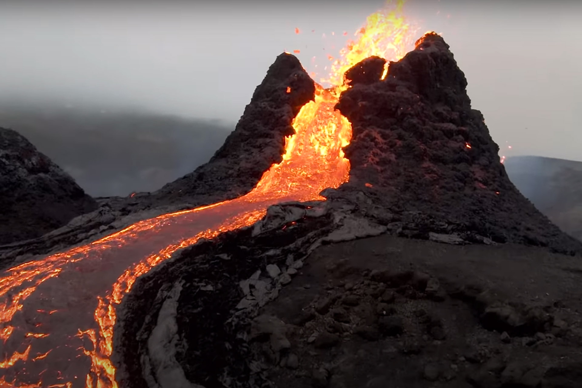 Flying Over Iceland's Fagradalsfjall Volcano Uncrate