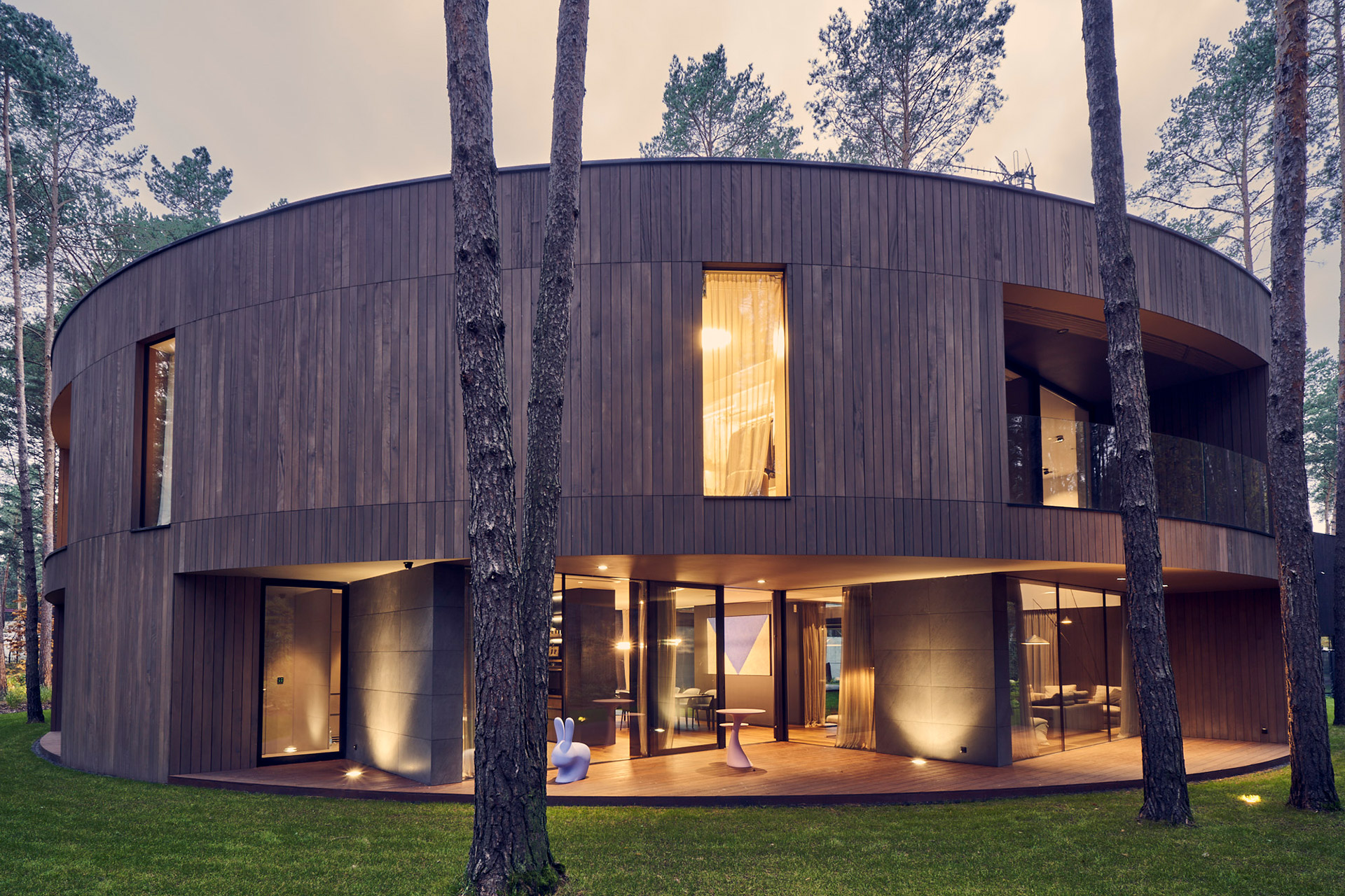 Maison en bois de cercle | Uncrate