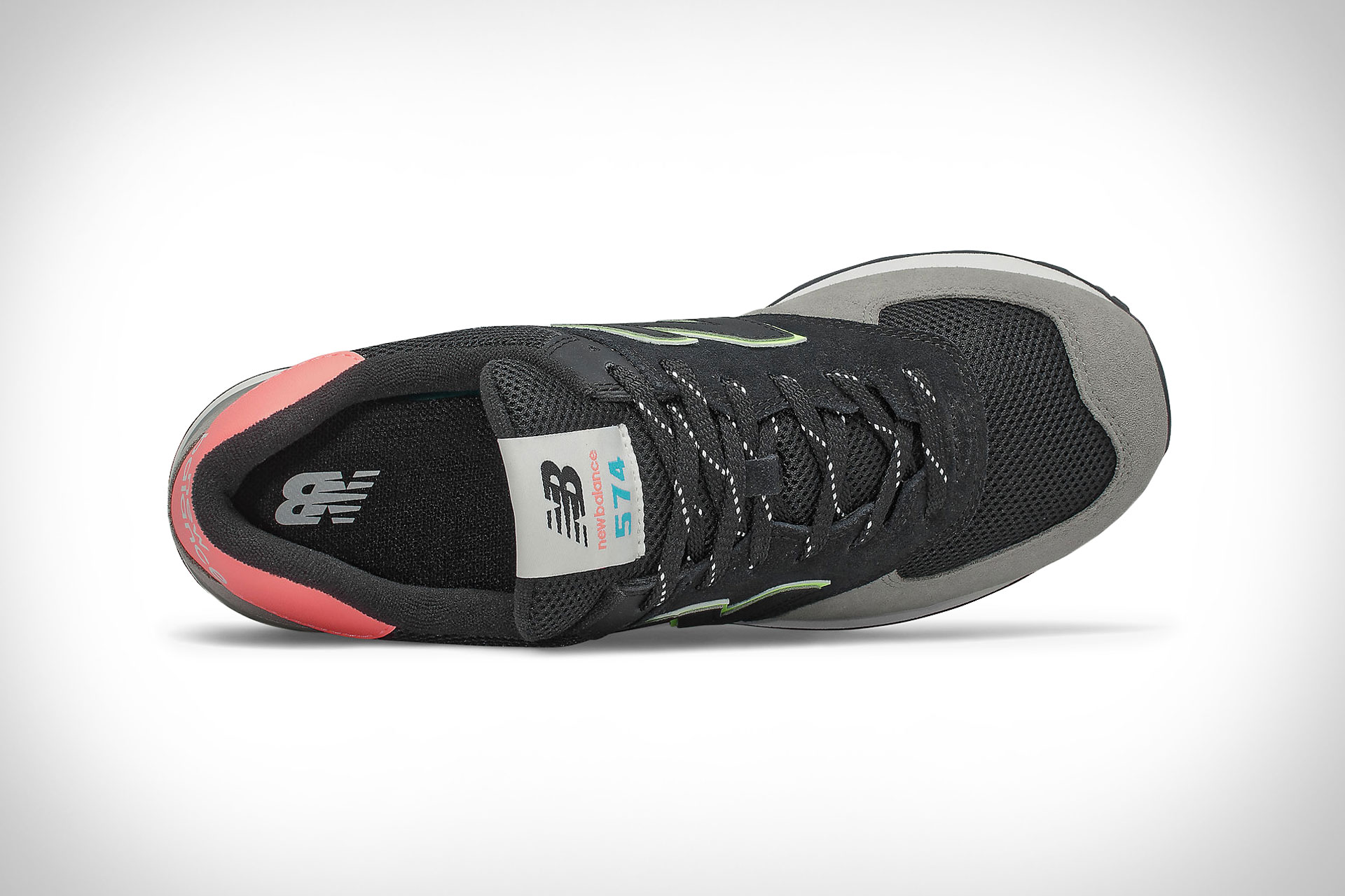 New Balance 574 Black & Pink Sneakers Uncrate