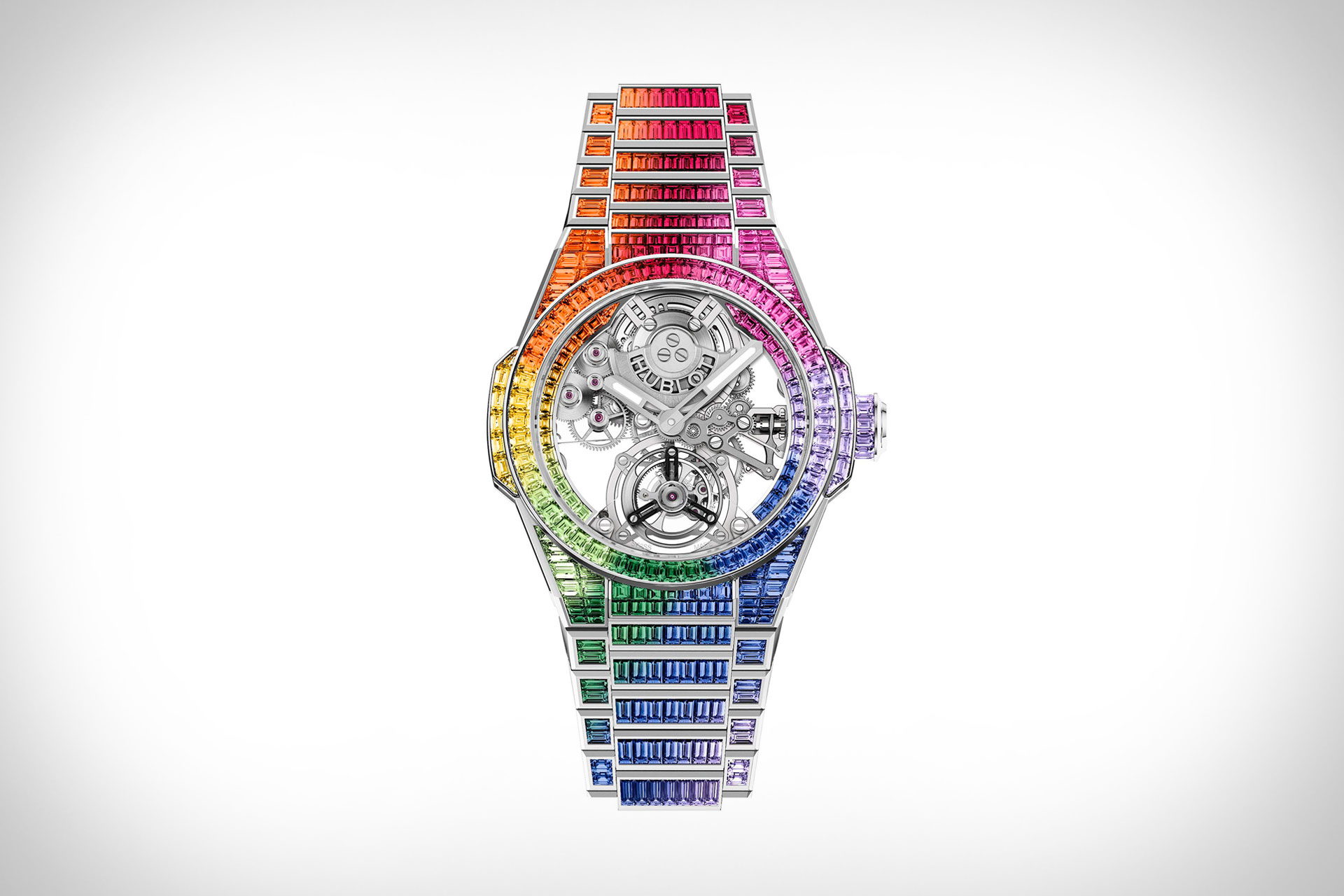 Hublot Big Bang Integral Tourbillon Rainbow Watch | Uncrate