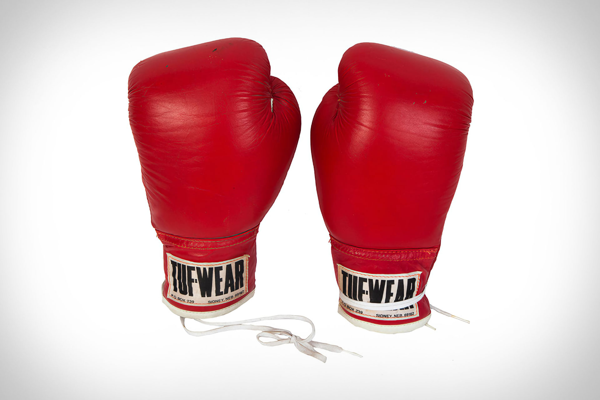 Sylvester Stallone Rocky IV Tuf-Wear Boxing Gloves, 1985, 55% OFF