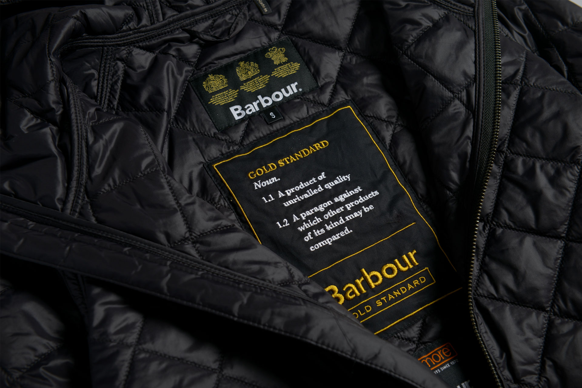 Barbour Gold Standard Quilted Hunting Jacket Uncrate