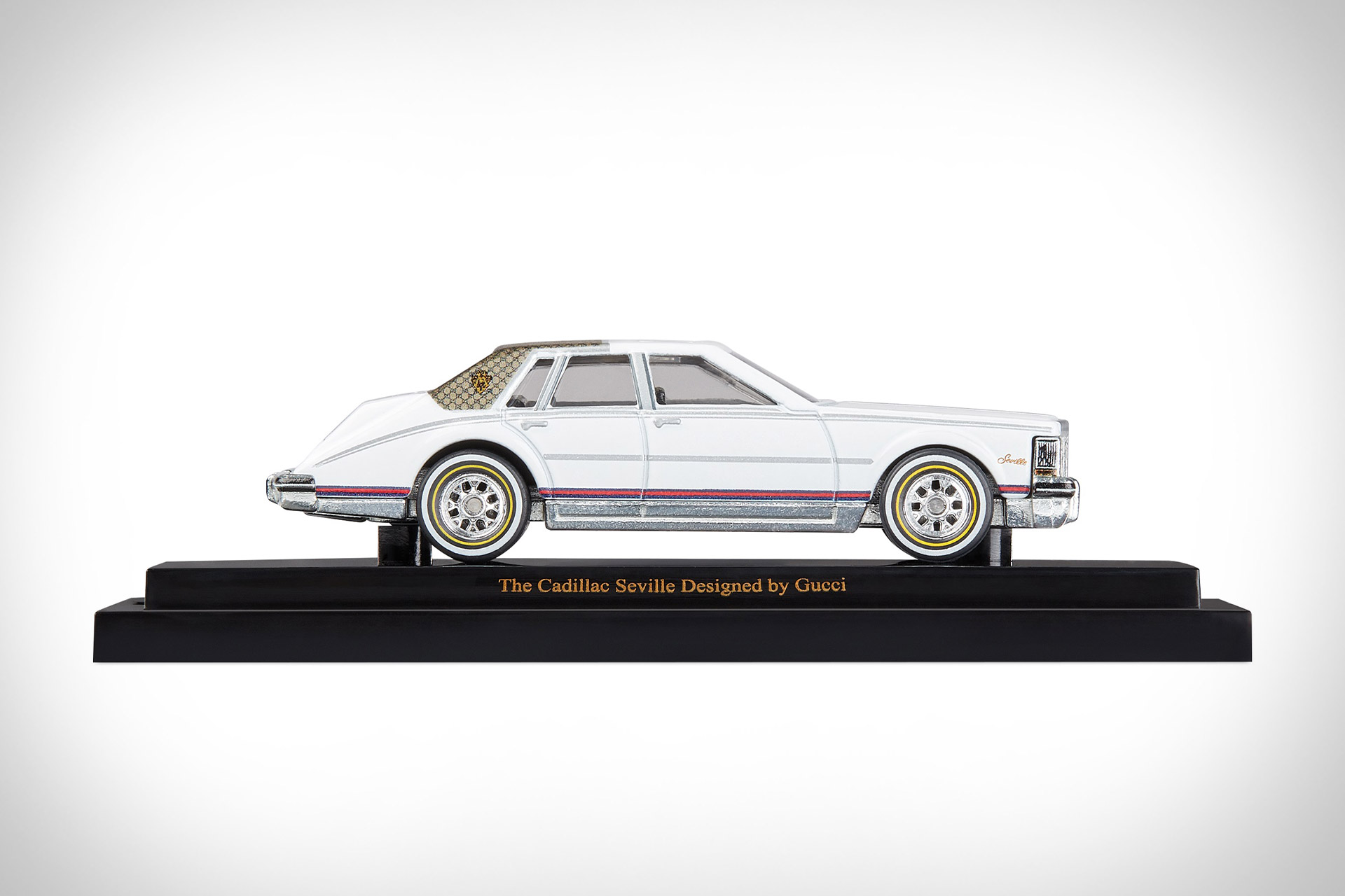 Hot Wheels x Gucci Cadillac Seville Toy Car | Uncrate
