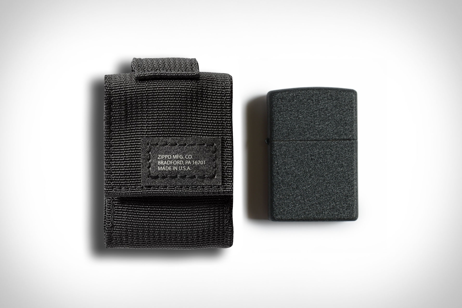 Zippo Tactical Pouch & Lighter Set Uncrate