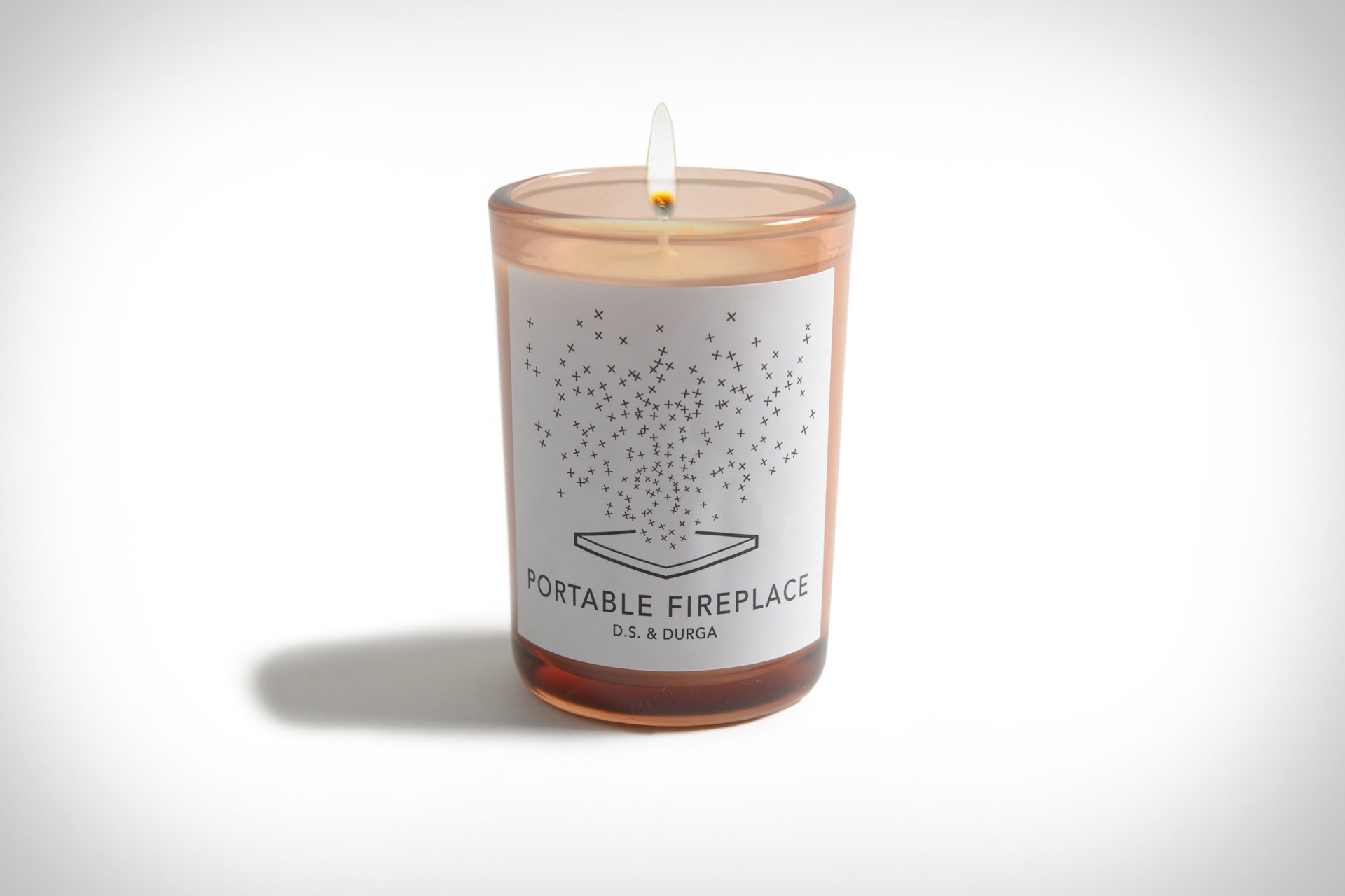 D.S. & Durga Portable Fireplace Candle Uncrate