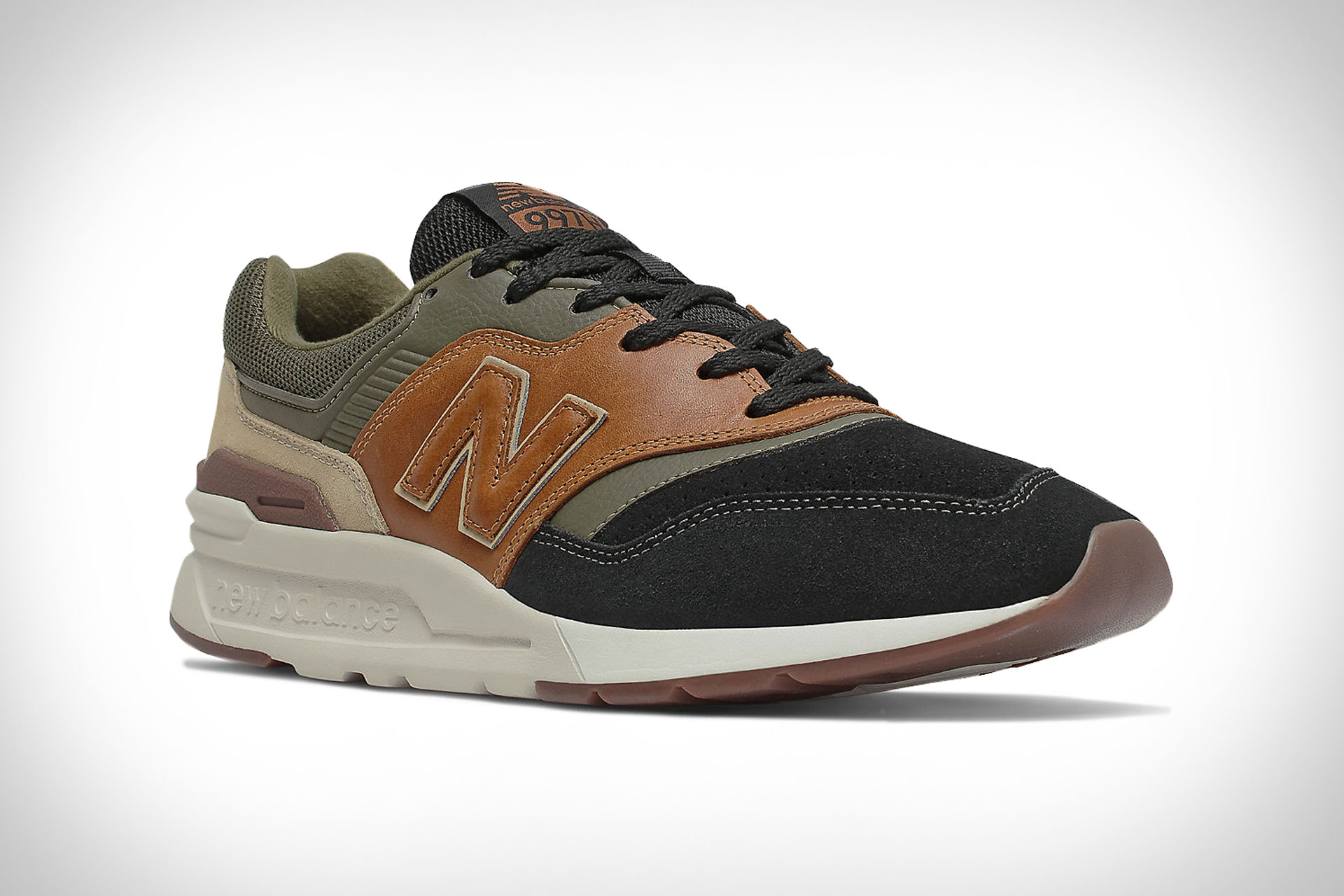 new balance 997 in workwear black