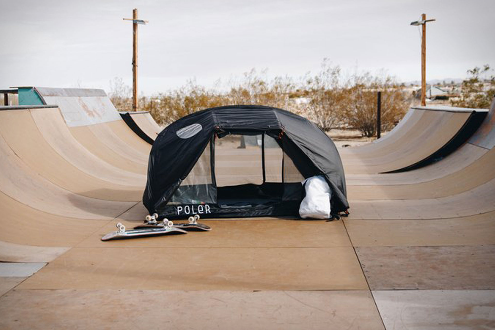 Poler Black Hole Tent | Uncrate