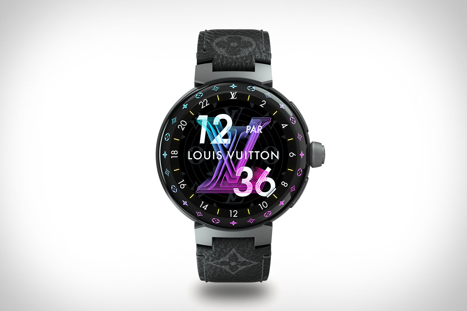 Louis Vuitton Tambour Horizon Light Up Connected QBB184 - 44mm in Stainless  Steel - US
