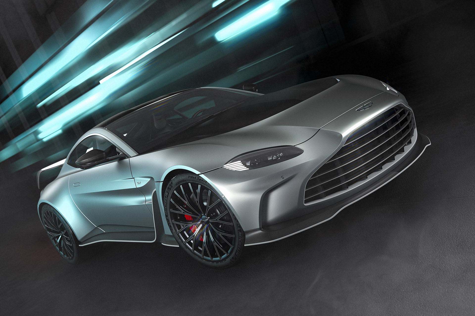 Купе Aston Martin V12 Vantage 2022 года