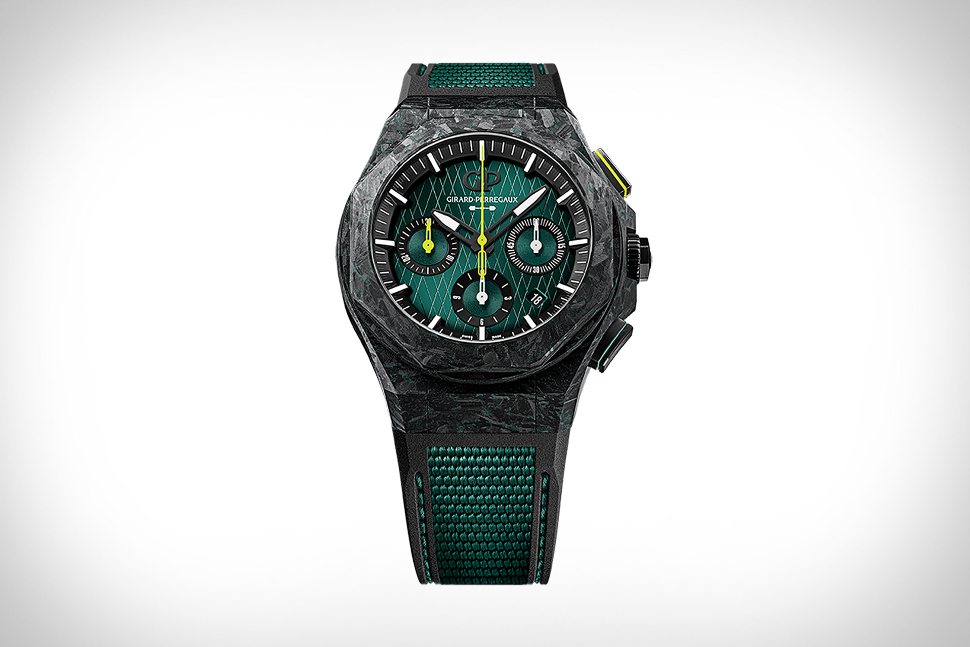 Girard-Perregaux Laureato Chronograph Aston Martin Watch, #GirardPerregaux #Laureato #Chronograph #Aston #Martin #Watch