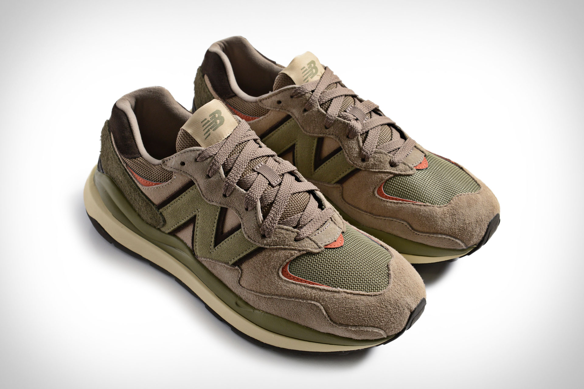 New Balance 57/40 Military Green Sneakers | Uncrate